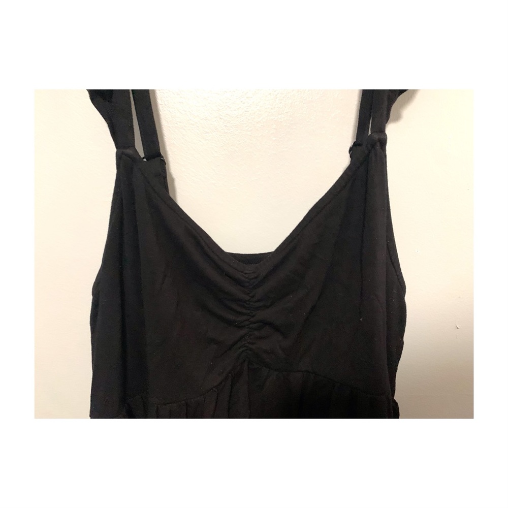 Black babydoll top